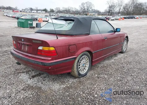 1996 BMW 328 Ic Automatic z USA, uszkodzony, nr VIN WBABK8325TET91746